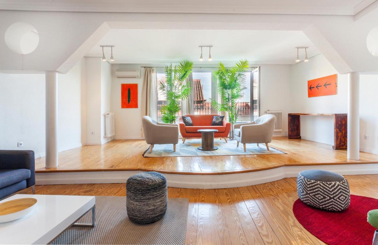 Apartamento Gran Via Terrace En Madrid Eksteriør billede